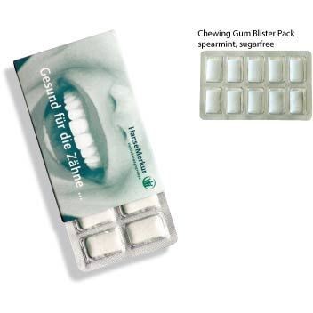 Picture of CHEWING GUM BLISTER PACK.