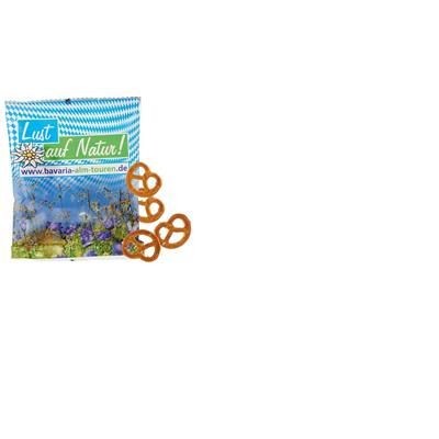 Picture of COMPSTABLE BAG OF PRETZELS.