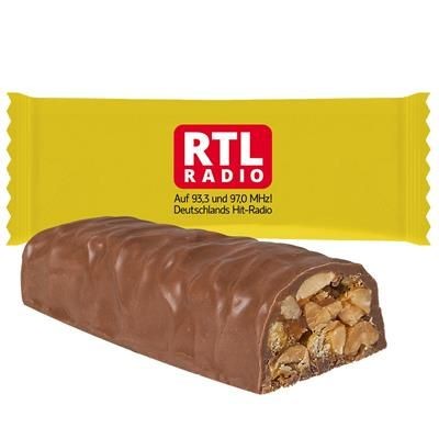 Picture of 50G PEANUT & CARAMEL ENERGY BAR in White Wrapper.