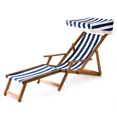 Picture of EDWARDIAN DECKCHAIR.