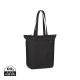 Picture of RENEW AWARE™ RPET ZIPPERED TOTE in Black