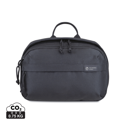 Picture of RENEW AWARE™ RPET TOILETRY BAG in Black