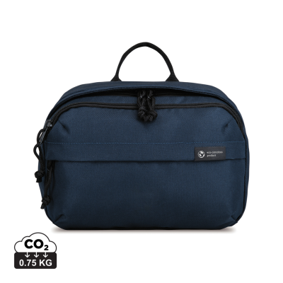 Picture of RENEW AWARE™ RPET TOILETRY BAG in Navy