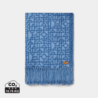 Picture of VINGA VERSO BLANKET in Blue.