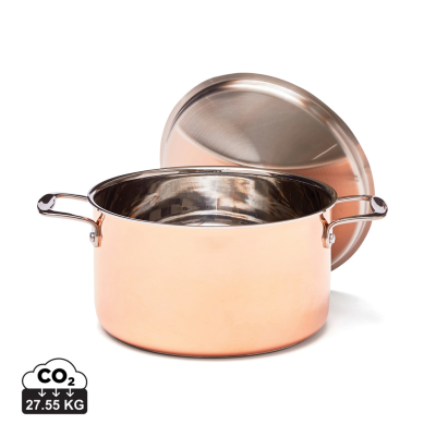 Picture of VINGA BARON COPPER SAUCE PAN in Brown.