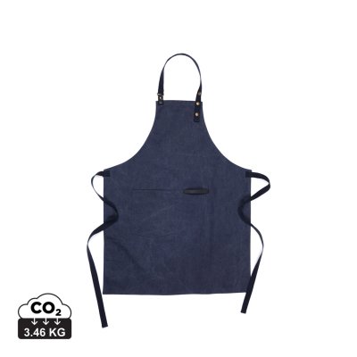 Picture of VINGA TOME GRS RECYCLED CANVAS APRON in Navy