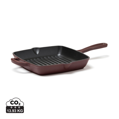 Picture of VINGA MONTE ENAMELLED GRILL PAN in Burgundy