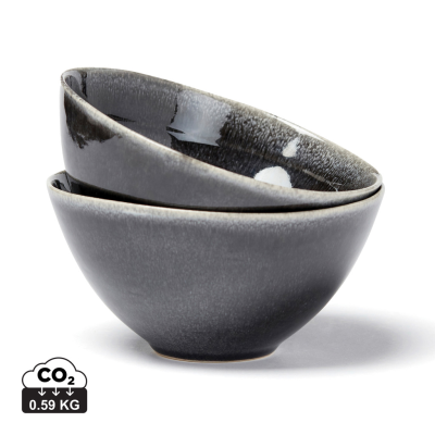 Picture of VINGA NOMIMONO BOWL 15,5 CM, 2 PCS SET in Black