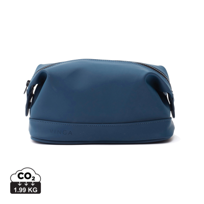 Picture of VINGA BALTIMORE WASH BAG in Navy Blue.