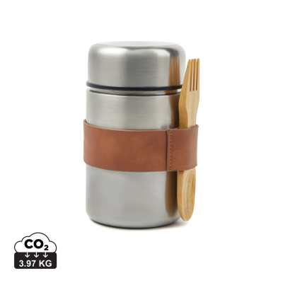 Picture of VINGA MILES FOOD THERMOS in Silver.