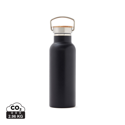Picture of VINGA MILES THERMOS BOTTLE 500 ML in Black.