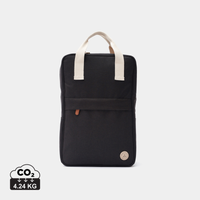 Picture of VINGA SORTINO COOLER BACKPACK RUCKSACK in Black.