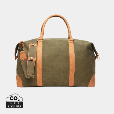 Picture of VINGA BOSLER RCS RECYCLED CANVAS DUFFLE BAG in Green