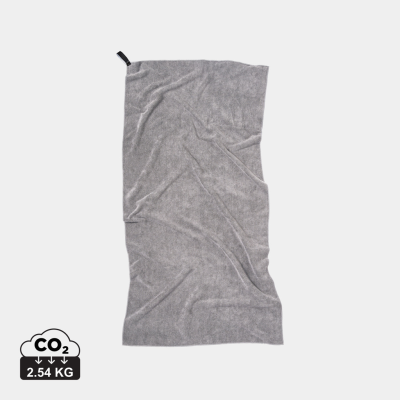 Picture of VINGA GRS RPET ACTIVE DRY TOWEL 140 x 70CM in Grey.