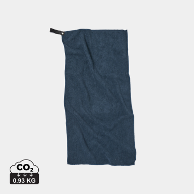 Picture of VINGA GRS RPET ACTIVE DRY TOWEL 40 x 80CM in Blue.