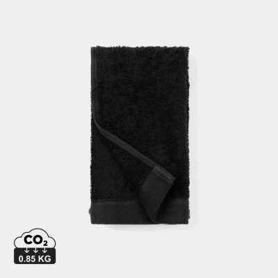 Picture of VINGA BIRCH TOWELS 40X70 in Black.