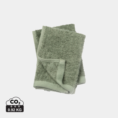 Picture of VINGA BIRCH TOWELS 30X30 in Green.