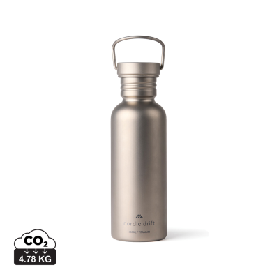 Picture of NORDIC DRIFT TRAIL ULTRA LIGHT TITANIUM 600ML WATER BOTTLE in Silver