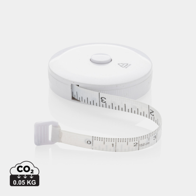 RCS RECYCLED PLASTIC TAILOR TAPE in White.