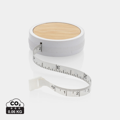 Picture of RCS RECYCLED PLASTIC & BAMBOO TAILOR TAPE in White, Brown