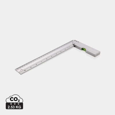 Picture of RULER with Level in Silver.