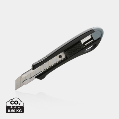 REFILLABLE RCS RECYCLED PLASTIC PROFESSIONAL KNIFE in Grey.