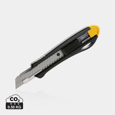 Picture of REFILLABLE RCS RECYCLED PLASTIC PROFESSIONAL KNIFE in Yellow.