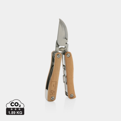 Picture of WOOD GARDEN MULTITOOL in Brown.