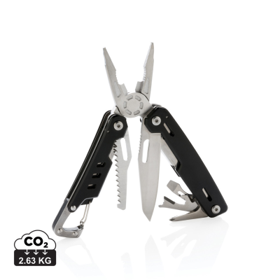 Picture of SOLID MULTI TOOL with Carabiner in Black.