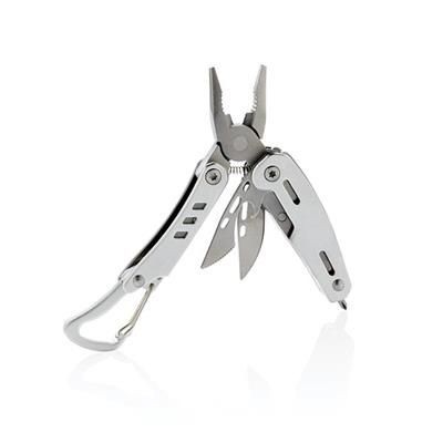 Picture of SOLID MINI MULTI TOOL with Carabiner in Silver