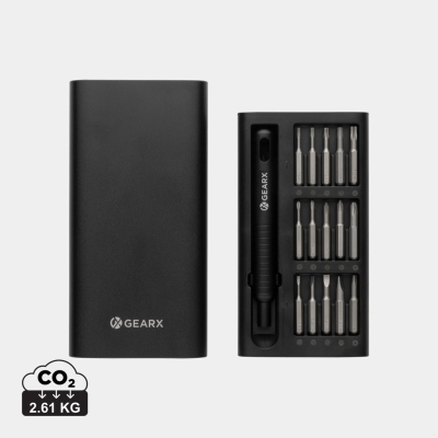 Picture of GEAR x 31 in 1 Precision Screwdriver Set in Black.