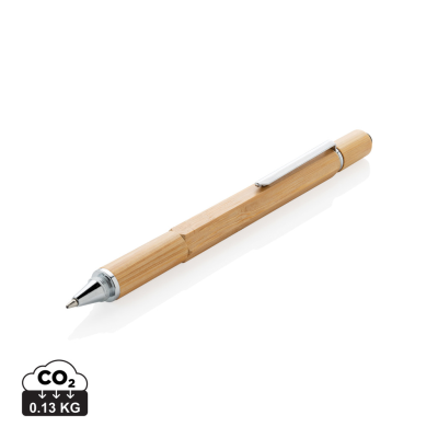 Picture of BAMBOO 5-IN-1 TOOLPEN in Brown
