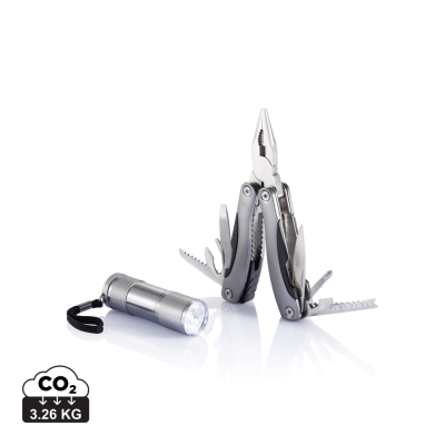 Picture of MULTI TOOL AND TORCH SET in Grey