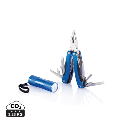 Picture of MULTI TOOL AND TORCH SET in Blue