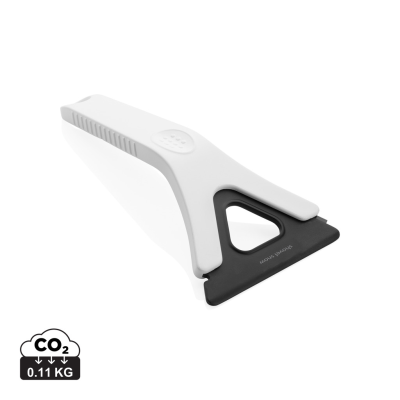 Picture of POLARD RCS CERTIFIED RECYCLED PLASTIC 3-IN-1 ICE SCRAPER in White