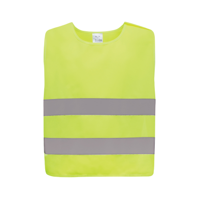 GRS RECYCLED PET HIGH-VISIBILITY SAFETY VEST 7-12 YEARS in Yellow.