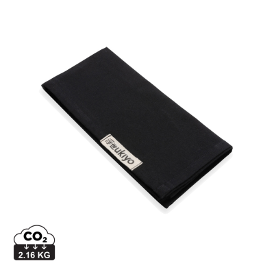 Picture of UKIYO AWARE™ 180G RCOTTON TABLE NAPKIN 4PCS SET in Black.