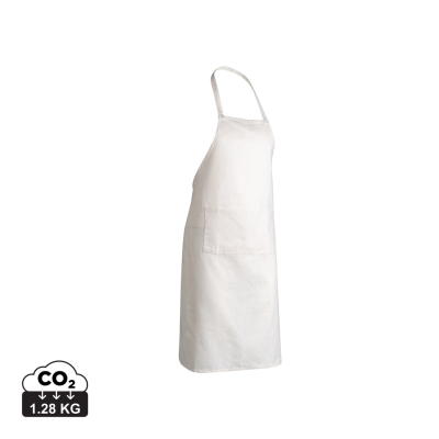 Picture of IMPACT AWARE™ RECYCLED COTTON APRON 180G in White.