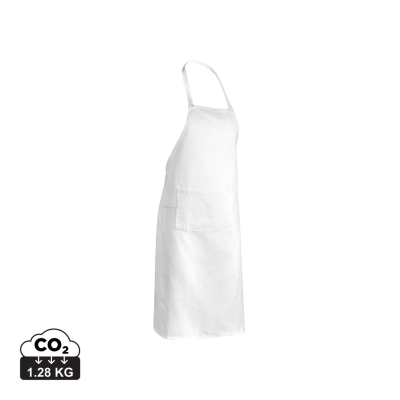 Picture of IMPACT AWARE™ RECYCLED COTTON APRON 180G in White.