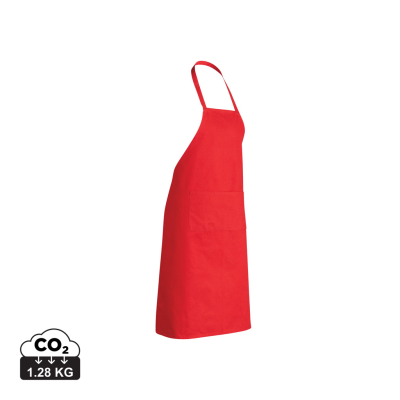 Picture of IMPACT AWARE™ RECYCLED COTTON APRON 180G in Red.