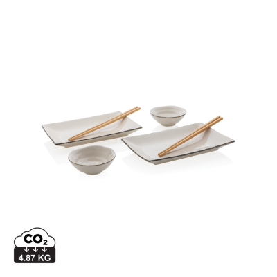 Picture of UKIYO SUSHI DINNER SET FOR TWO in White, Black.