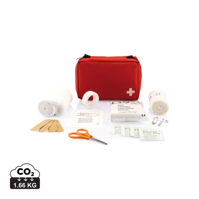 Picture of MAIL SIZE FIRST AID KIT in Red