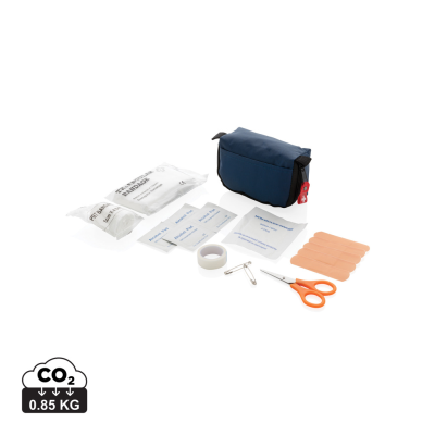 Picture of FIRST AID SET in Pouch in Navy Blue.