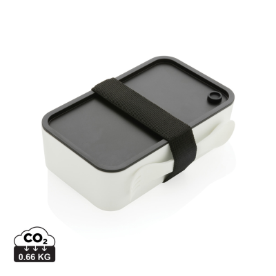 Picture of GRS RPP LUNCH BOX with Spork in White