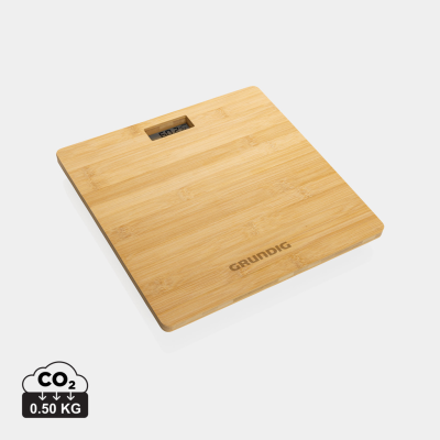 Picture of GRUNDIG BAMBOO DIGITAL BODY SCALE in Brown.