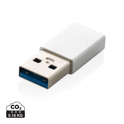 Picture of USB A TO USB C ADAPTER in Silver.