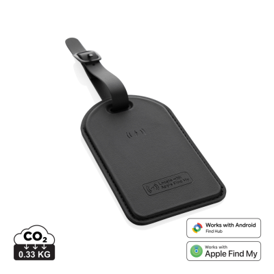Picture of GLOBEFIND DUAL RCS LUGGAGE TAG with Worldwide Locating in Black