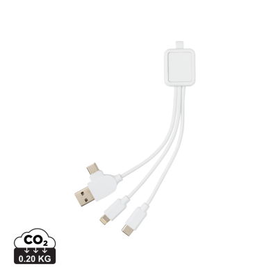 Picture of 6-IN-1 ANTIMICROBIAL CABLE in White