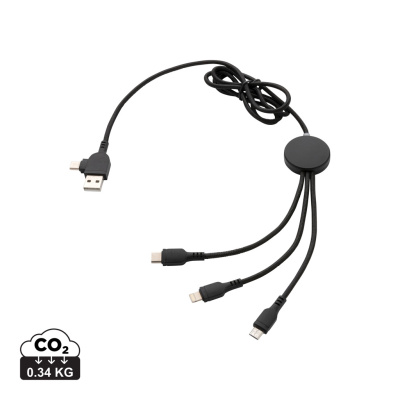 Picture of LIGHT UP LOGO 6-IN-1 CABLE in Black