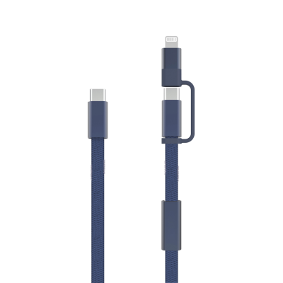 Picture of ARC RCS 60W 120 CM 2-IN-1 FAST CHARGER CABLE in Blue